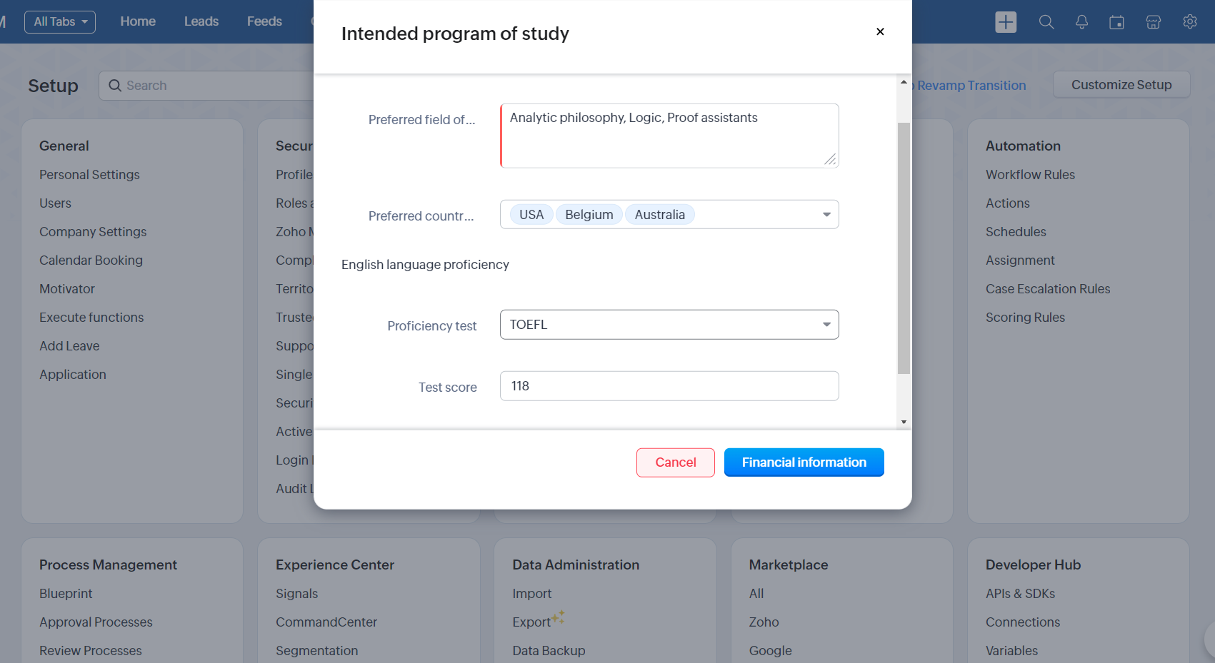 Масштабирование CRM — конструктор Kiosk Studio от Zoho